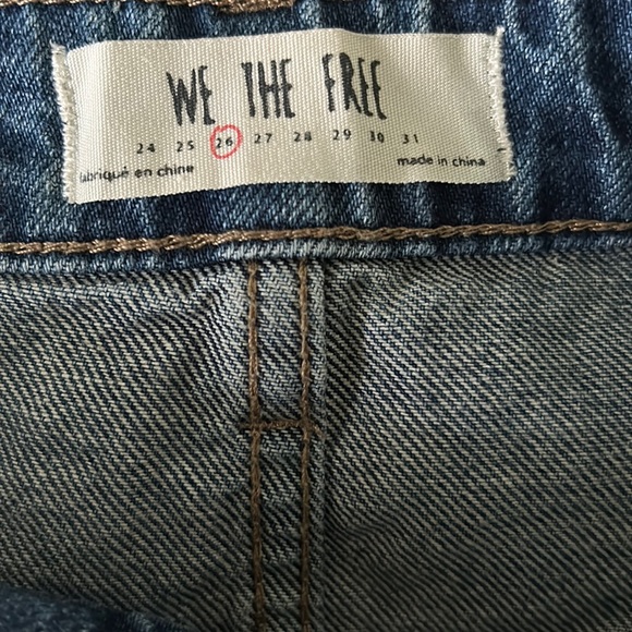 Free People / We the Free “Zip it Up” Front Denim Mini Skirt - 26 - Picture 10 of 13